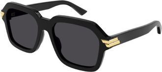 Bottega Veneta Unisex Black Square Sunglasses BV1123S 001