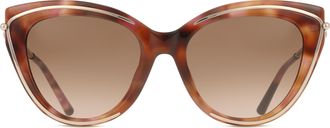 Furla SFU889 01GQ Womens Sunglasses Tortoiseshell Size 55