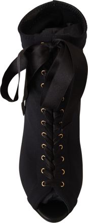 Dolce & Gabbana Stretch Elastane Ankle Boot - Black