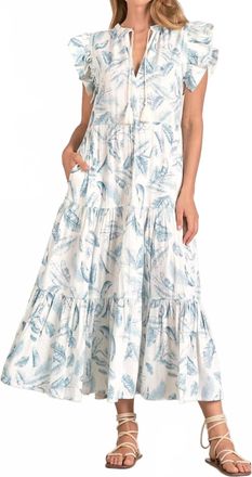 Elan Lima Midi Dress In Blue