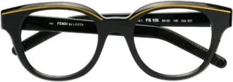Fendi Pre-owned Acetate sunglasses - Dames - Vintage Accessoires - Zwart - ONE Size - Vintage