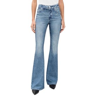 Rag & Bone Womens Miramar Ponte Dahlia Full Length Jeans, Minetta