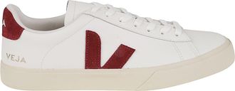 Veja Campo Low-Top Eco Leather Red Suede Sneakers
