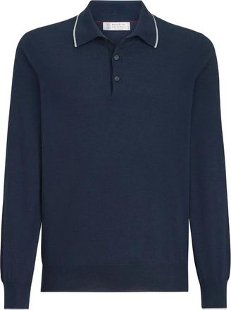 Brunello Cucinelli Lightweight Knit Polo Shirt