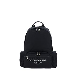 Dolce & Gabbana Zwarte Nylon Rugzak