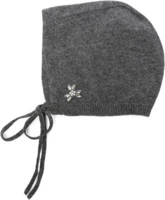 Simone Rocha Embellished Cashmere Bonnet