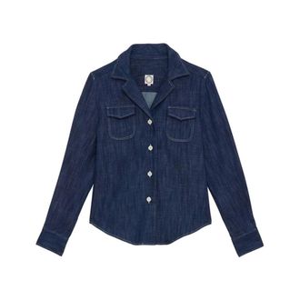 Ines De La Fressange Overhemden, Dames, Blauw, XS, Blouses & Shirts