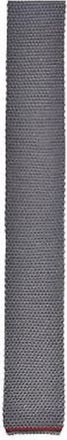 Brunello Cucinelli Dark Gray Silk Knit Tie
