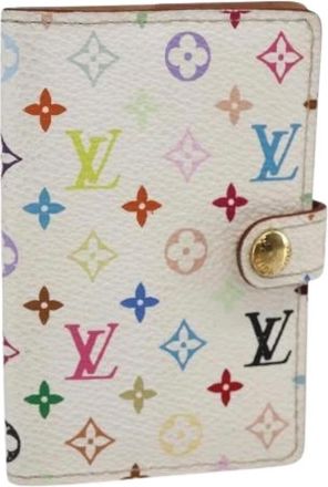 Louis Vuitton Pre-owned Wallets, female, White, Size: ONE SIZE Pre-owned Canvas Home-Office Wallet