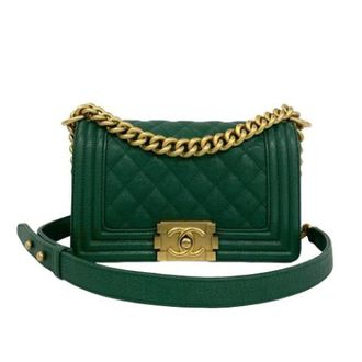 Chanel Pre-owned Vintage Shoulder Bag - Dames - Pre-owned - Groen - Maat: ONE Size Leer