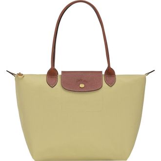Longchamp Medium Le Pliage Nylon Shoulder Tote in Pistachio at Nordstrom