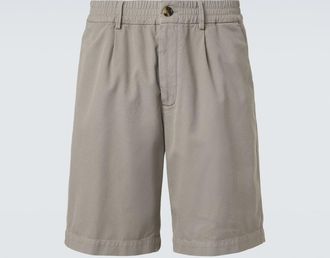 Brunello Cucinelli Cotton gabardine Bermuda shorts