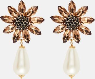 Dolce & Gabbana Re-Edition embellished clip-on earrings