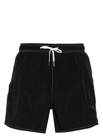 CDLP contrast-stitching swim shorts - men - Recycled Polyamide - S - Black