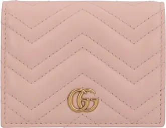 Gucci Pink Leather Wallet (Bi-Fold) (Pre-Owned)