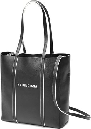 Balenciaga Black Leather Tote Bag (Pre-Owned)