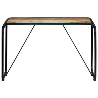 Berkfield Home Dining Table 118x60x76 cm Solid Reclaimed Wood | Size: 118 x 60 x 76 cm