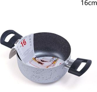Trade Shop Trade Shop - Pote De Cazuela Con 2 Manijas Antiadherentes Di&aacute;metro 14/16/24/26 Cm Herramienta Para Cocinar - -16 Cm
