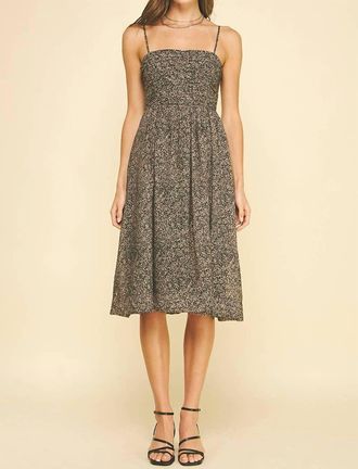 Pinch Design Ella Midi Dress In Leopard