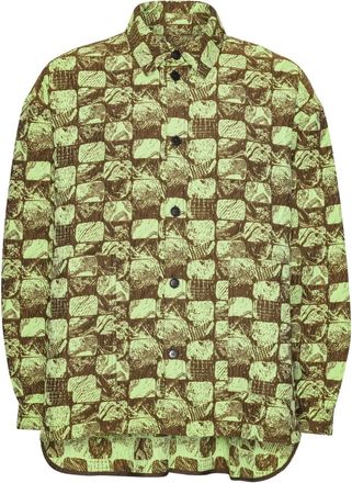 Henrik Vibskov Camicia a quadri - Verde