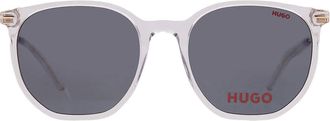 HUGO BOSS Grey Square Ladies Sunglasses HG 1212/S 0KB7/IR 54