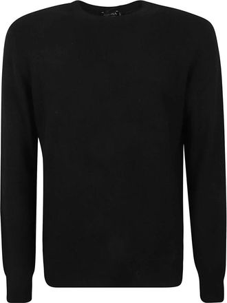 Ermenegildo Zegna Stijlvolle Sweaters Collectie - Heren - Cashmere truien - Zwart - M - Truien & Vesten