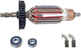 OEM Rotor Armadura - Ac220-240 V - 4 Dientes - Para Martillo Perforador Gbh2-24 Y Gbh2-20 - 1 Unidad