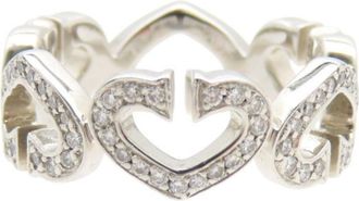Cartier White Gold White Gold (18K) Band Ring (Pre-Owned)