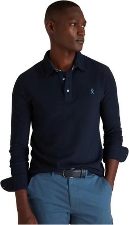 Vicomte A Tops, Heren, Blauw, XL, Katoen, Petersham Polo