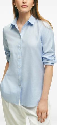 Brooks Brothers Camicia con finitura in rilievo - Blu