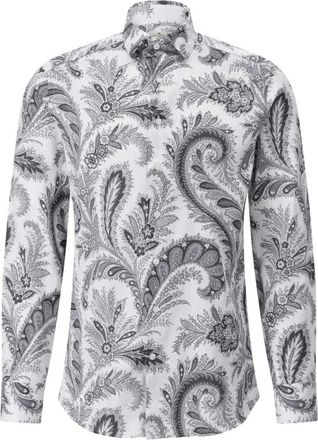 Etro Overhemd met Paisley-patroon - Heren - Casual Overhemden - Veelkleurig - XL - Katoen - Overhemden