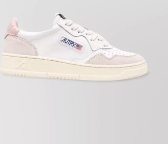 Autry champion leather low-top sneakers with rubber sole