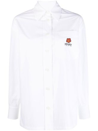 Kenzo Camicia Boke Flower - Bianco