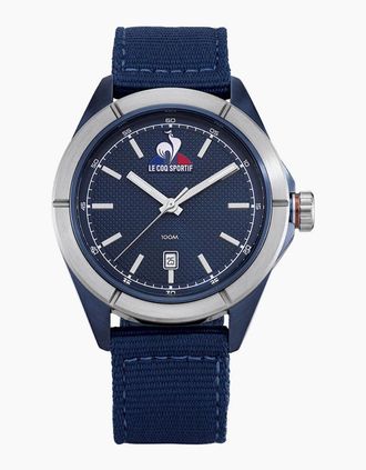 Le Coq Sportif Mens Blue Nylon Digital Watch - Navy - Size: ONE size