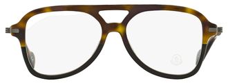 Moncler ML5081 Pilot Acetate Eyeglasses - Havana