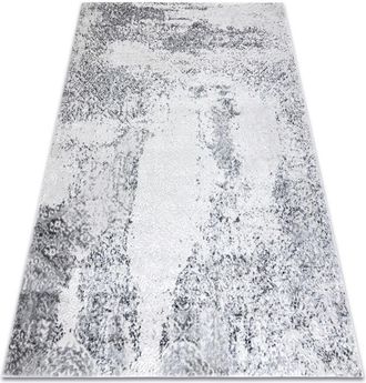 RugsX Rugsx - Alfombra mefe moderna 8731 Vintage - Structural dos niveles de vellón gris grey 140x190 cm