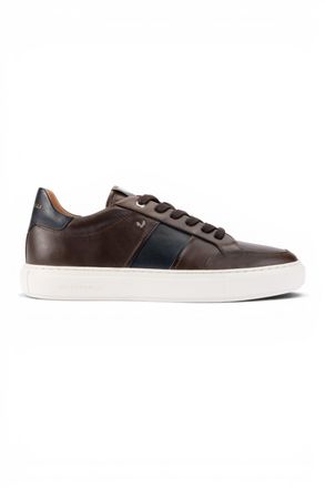 Martinelli Mens Brown Leather Sneakers Trainer Shoes - Hastings