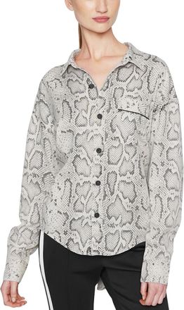 Pam & Gela X19 Snake Print Oversized Shirt