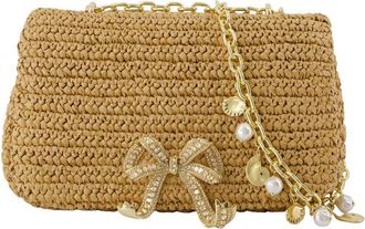 Self Portrait Bow Charm Shoulder Bag