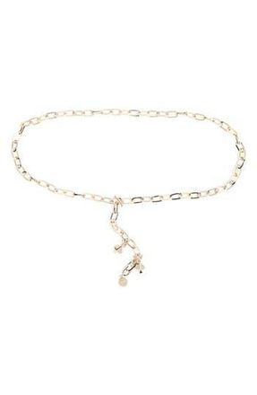 Kate Spade New York two-tone charm chain belt in Gold Multi at Nordstrom Rack, Size Small/medium