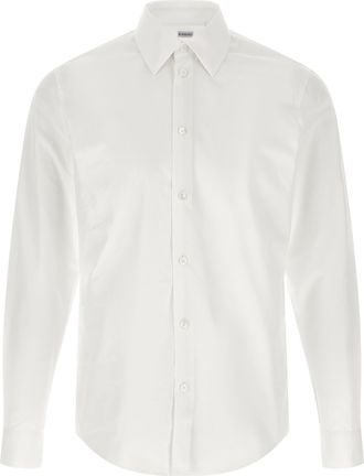 Burberry White Cotton Mens Blouse