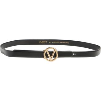 Mario Valentino Baby Bombe VLOGO Leather Belt in Black at Nordstrom Rack, Size Large