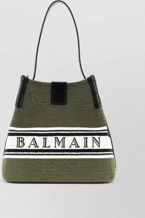 Balmain release bucket bag top handle shoulder strap