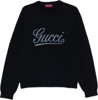 Gucci Logo Crew-neck Sweater