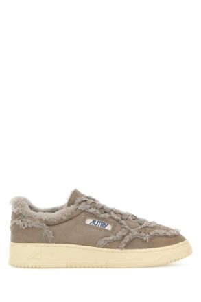 Autry Grey Suede Medalist Sneakers