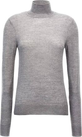 Saint Laurent Grey Wool Turtleneck, Size Medium
