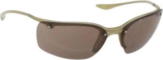 Prada Pre-owned Accessories, female, Beige, Size: ONE SIZE Pre-owned Vintage Sunglasses