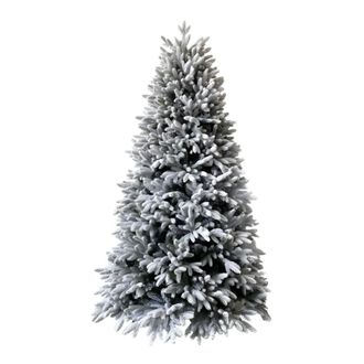 MondoViro &Aacute;rbol de navidad artificial cubierto de nieve de 240 cm de altura