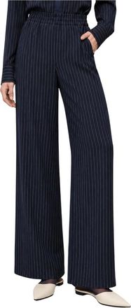 Kocca Broeken, Dames, Blauw, XL, Leer, Wide Broeken