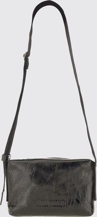 Uma Wang Borsa mini a tracolla in pelle di vitello effetto stropicciato